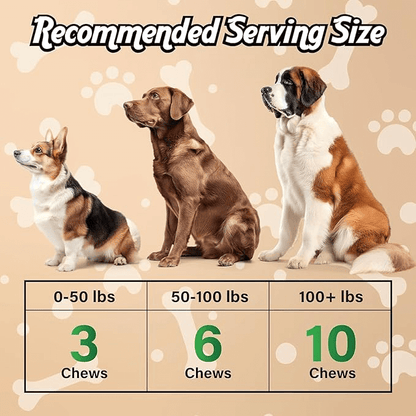 Charlie & Buddy Glucosamine for Dogs Chewable, Joint Supplement for Dogs for Mobility Support, Glucosamine Chondroitin for Dogs with Hyaluronic Acid, Collagen, Chicken Flavor, 90 Soft Chews